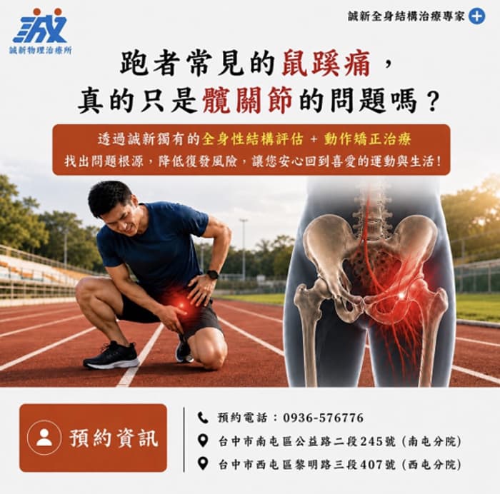 跑者鼠蹊部疼痛只是髖關節問題嗎？從案例了解評估方式