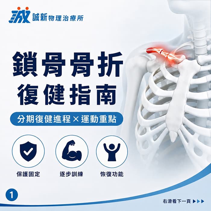 鎖骨骨折要多久才能開始動？完整復健階段指南