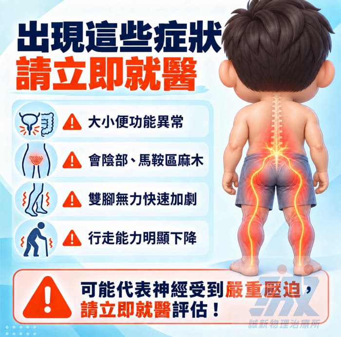 椎間盤突出需緊急就醫狀況說明 椎間盤突出需緊急就醫狀況說明